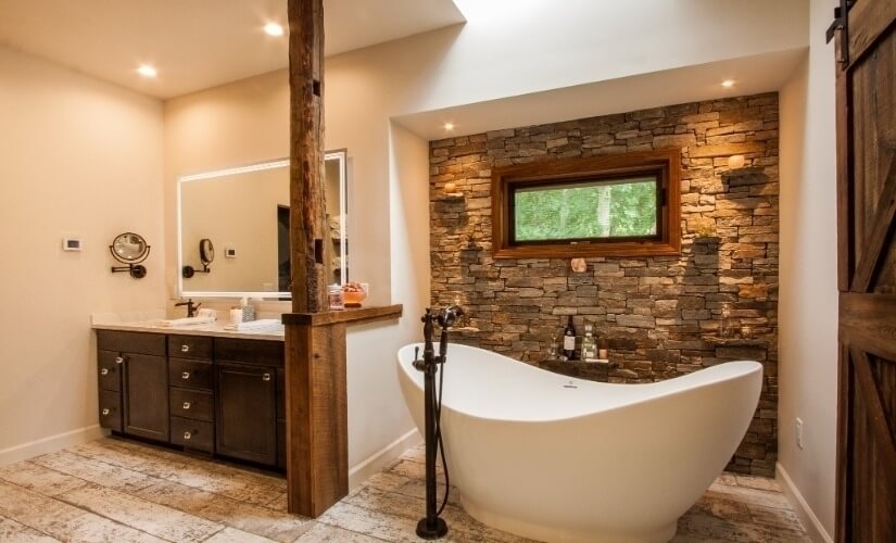 Rustic Elegance Bathroom near South Lyon Michigan